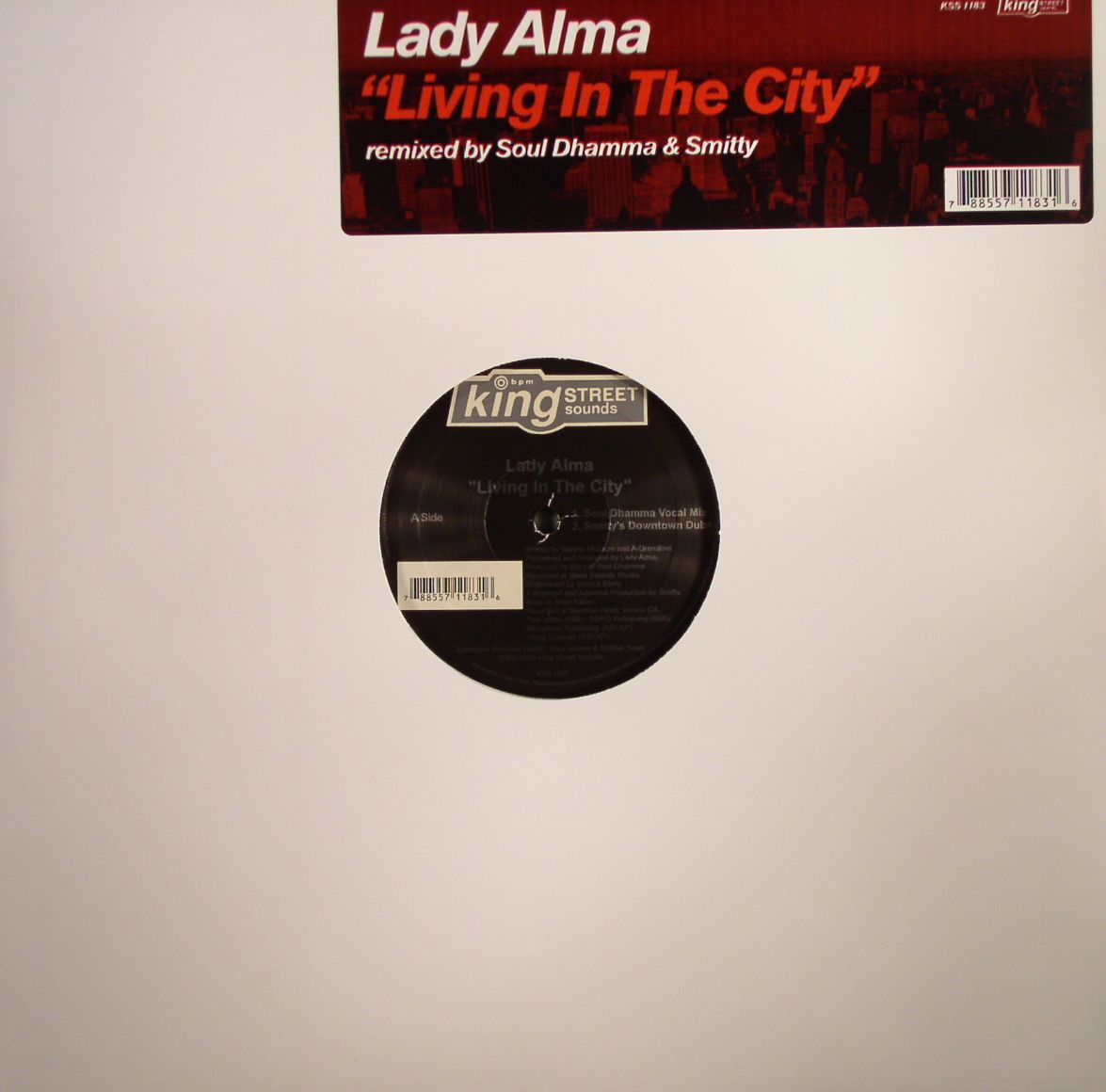 Lady Alma – Living In The City vinyl cover