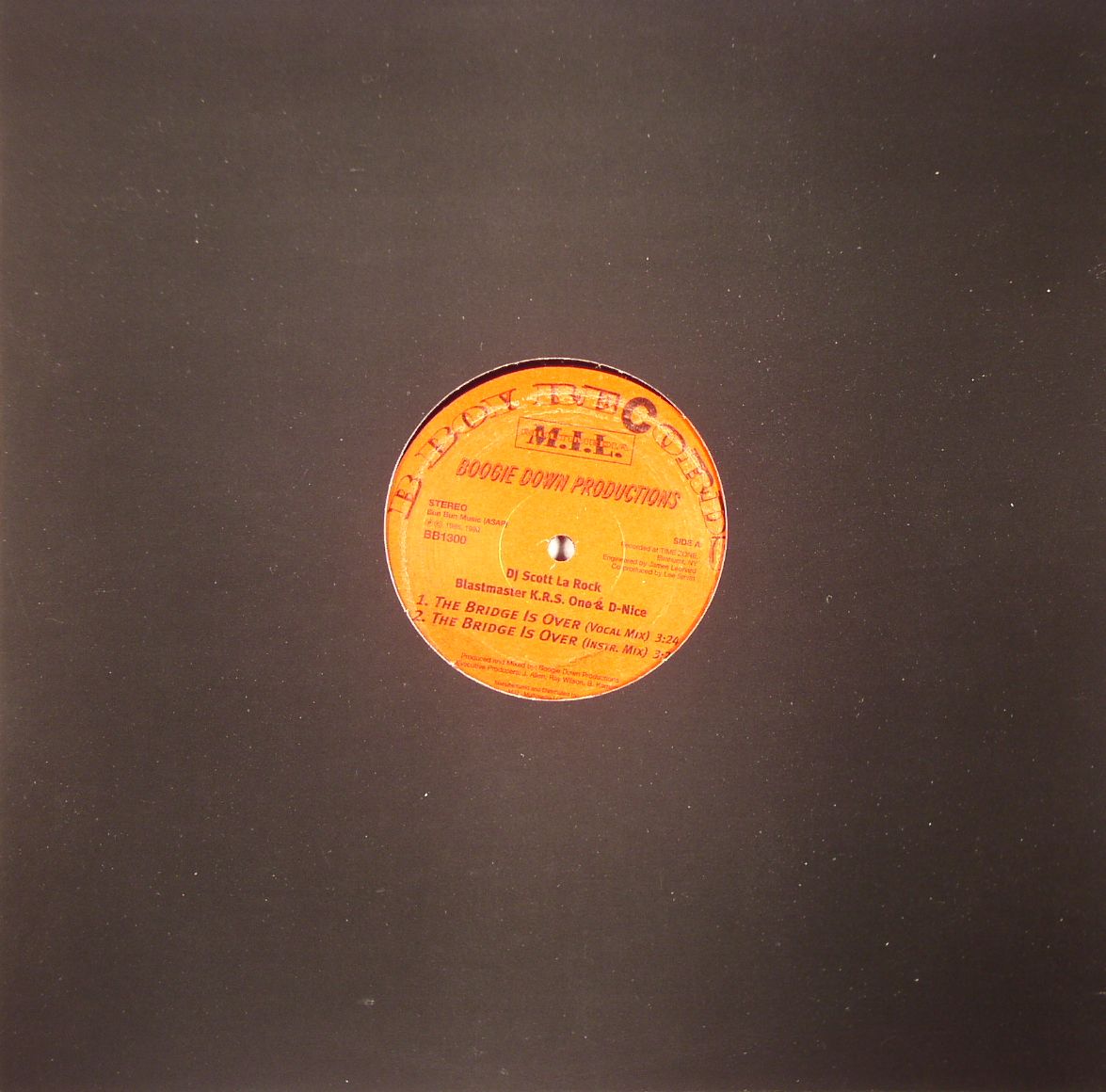 Boogie Down Productions The Bridge Is Over