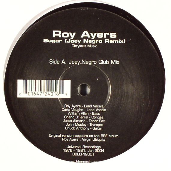 AYERS, Roy - Sugar (Joey Negro remix)