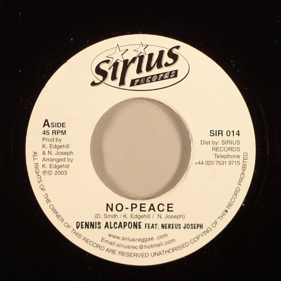 ALCAPONE, Dennis feat NEREUS JOSEPH/K EDGEHILL & N JOSEPH - No Peace