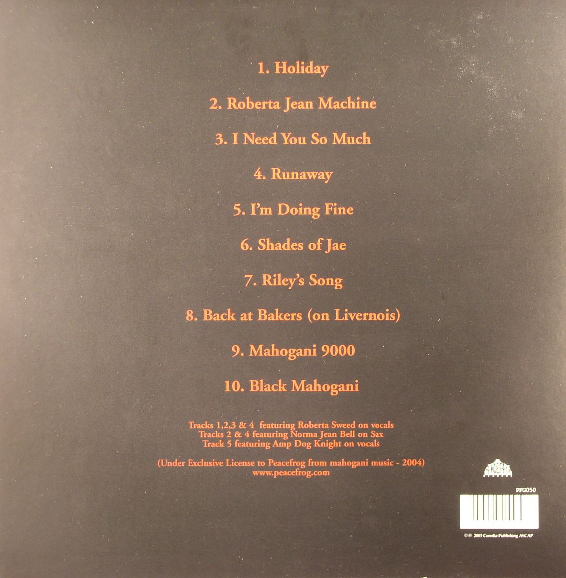 MOODYMANN - Black Mahogani