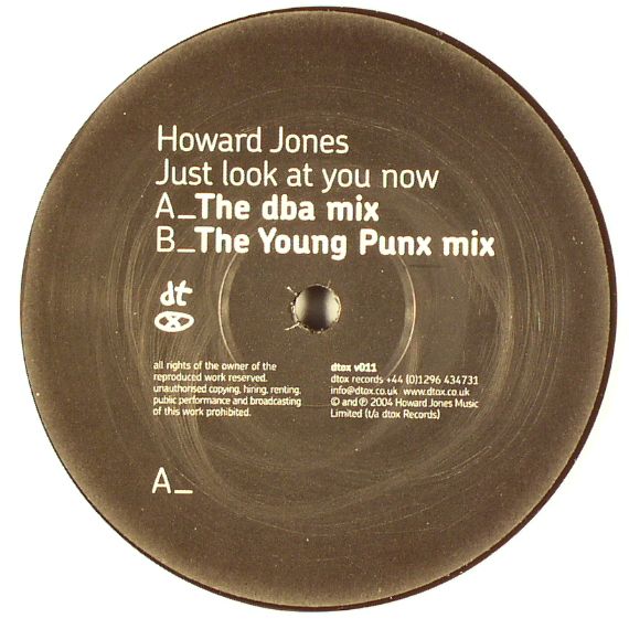 JONES, Howard - Just Look At You Now