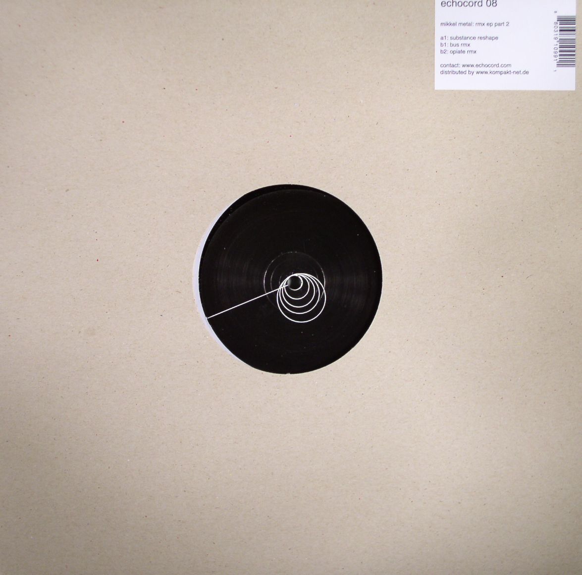 Mikkel Metal – RMX EP Vol 2 vinyl cover