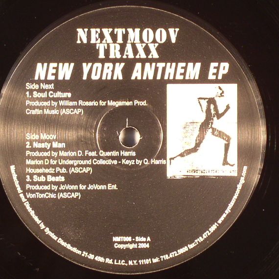 ROSARIO, William/MARLON D feat QUENTIN HARRIS/JOVONN - New York Anthem EP