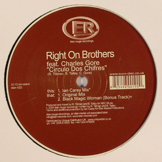 RIGHT ON BROTHERS feat CHARLES GORE - Circulo Dos Chifres