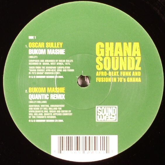 QUANTIC/OSCAR SULLEY/THE OGYATANAA SHOW BAND - Ghana Sounds Vol 1 & 2 (Afro Beat Funk & Fusion In 70s Ghana) (Sampler)