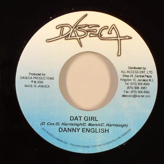 ENGLISH, Danny/DESPERADO - Dat Girl