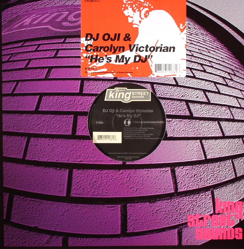 DJ Oji & Carolyn Victorian – He's My DJ vinyl cover