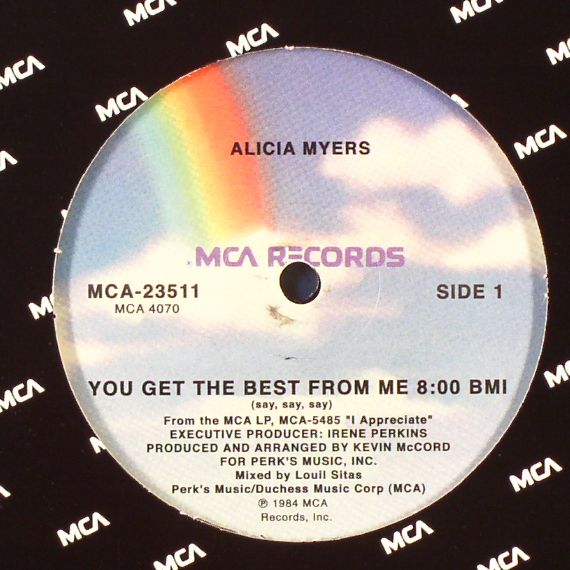 MYERS, Alicia - You Get The Best From Me