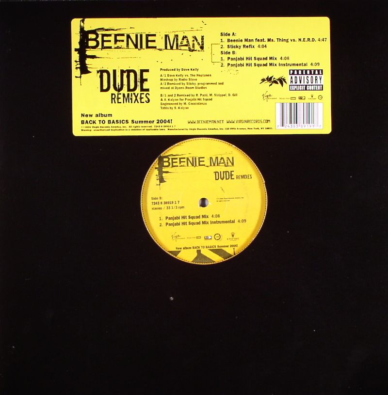 BEENIE MAN - Dude (remixes)