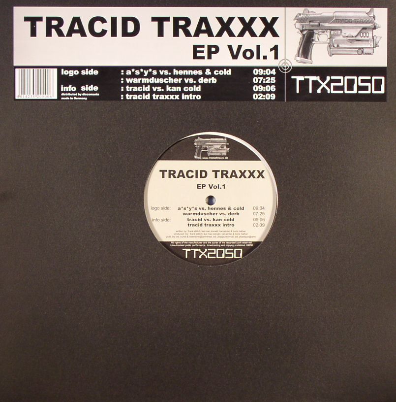 ASYS vs HENNES & COLD/WARMDUSCHER vs DERB/TRACID vs KAN COLD - Tracid Traxx EP Volume 1