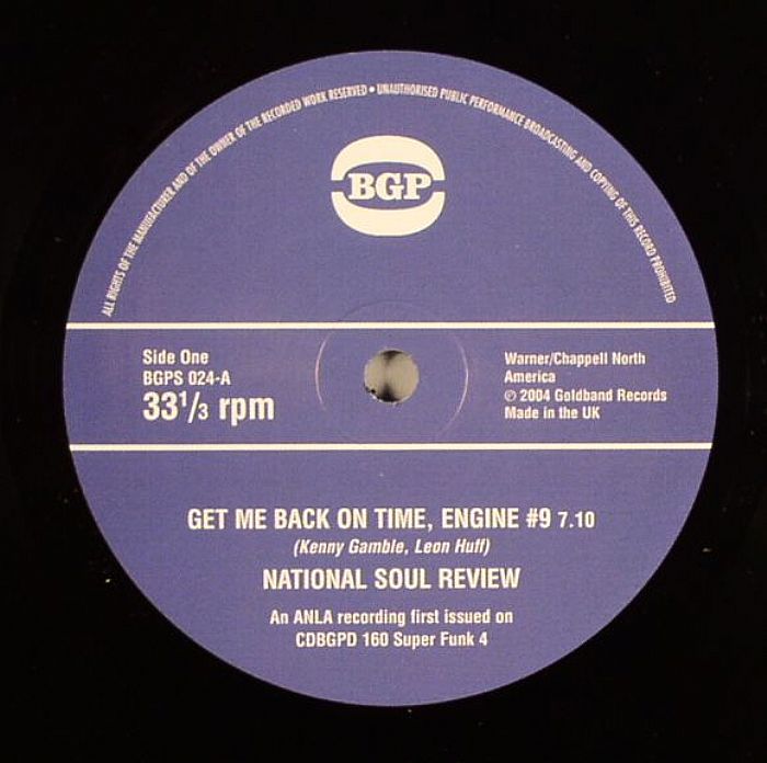 NATIONAL SOUL REVIEW/TAMMI LYNN - Get Me Back On Time Engine # 9