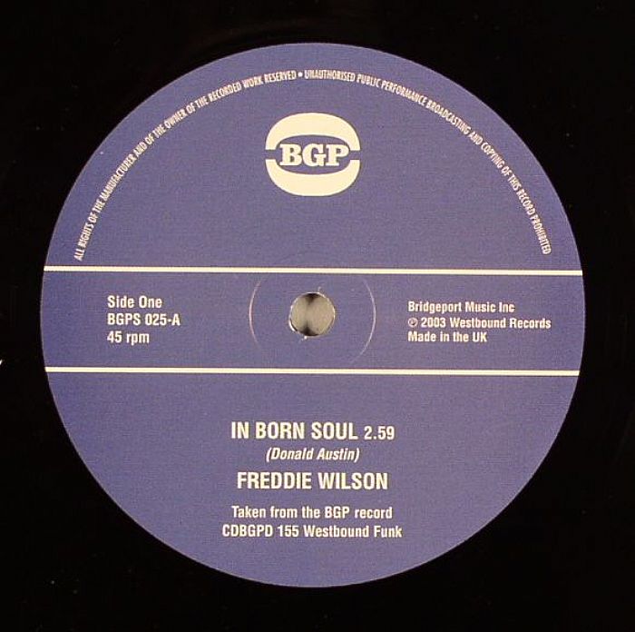 WILSON, Freddie/THE HOUSTEN OUTLAWS - In Born Soul