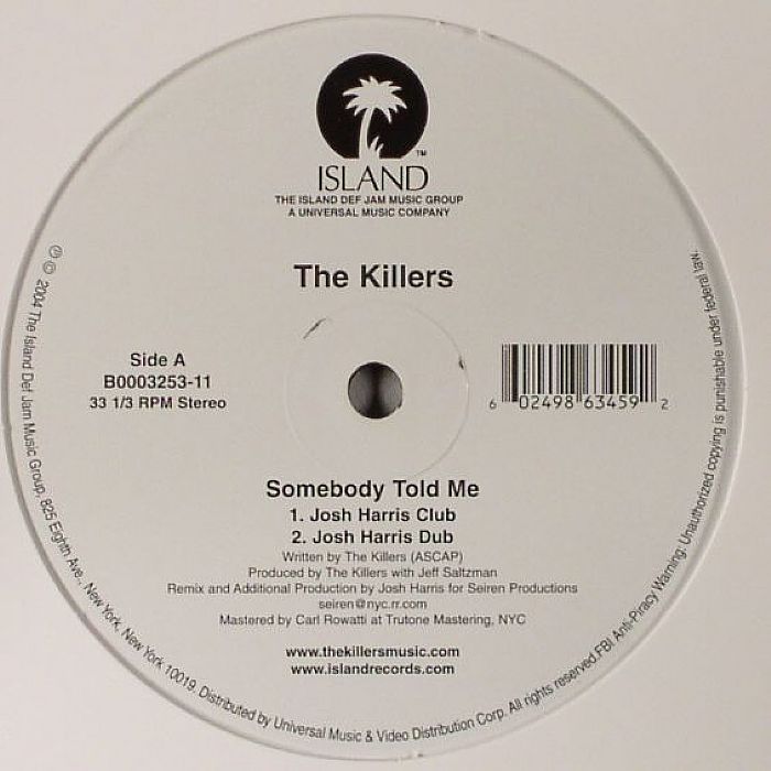KILLERS, The - Somebody Told Me (remixes)