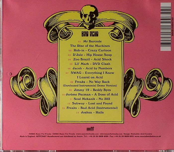 DUCKENFIELD, Chris (SWAG)/VARIOUS - Bad Acid Volume 1