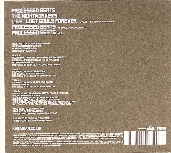 KASABIAN - Processed Beats