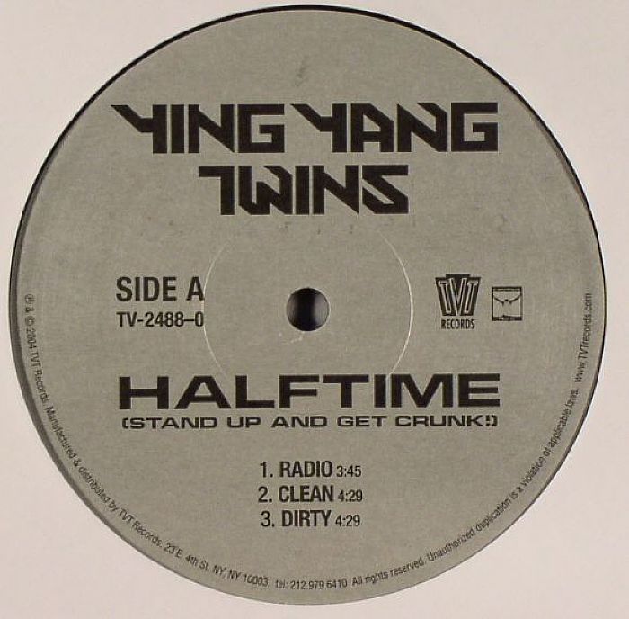YING YANG TWINS feat HOMEBWOI Halftime (Stand Up & Get Crunk!) vinyl at