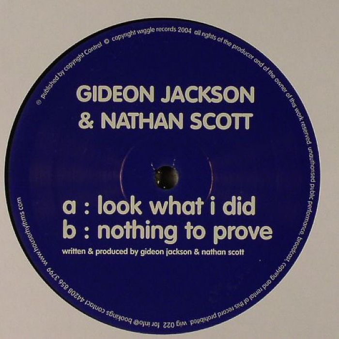 JACKSON, Gideon & NATHAN SCOTT - Look What I Did