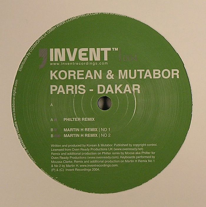 KOREAN & MUTABOR - Paris-Dakar (remixes)