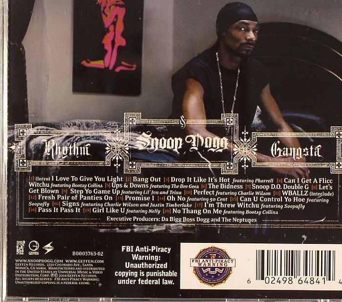 SNOOP DOGG - R & G (Rhythm & Gangsta): The Masterpiece