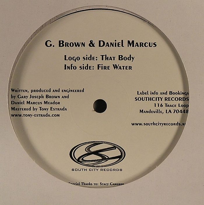 G BROWN/MARCUS DANIEL - That Body