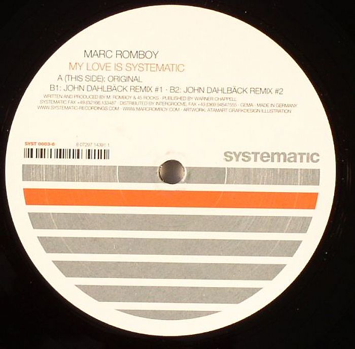 ROMBOY, Marc - My Love Is Systematic