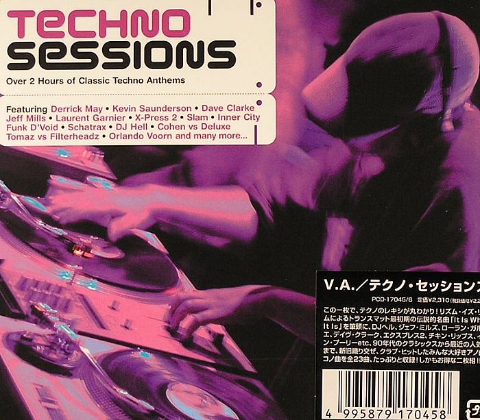 VARIOUS - Techno Sessions (2 Hours Of Classic Techno Anthems)