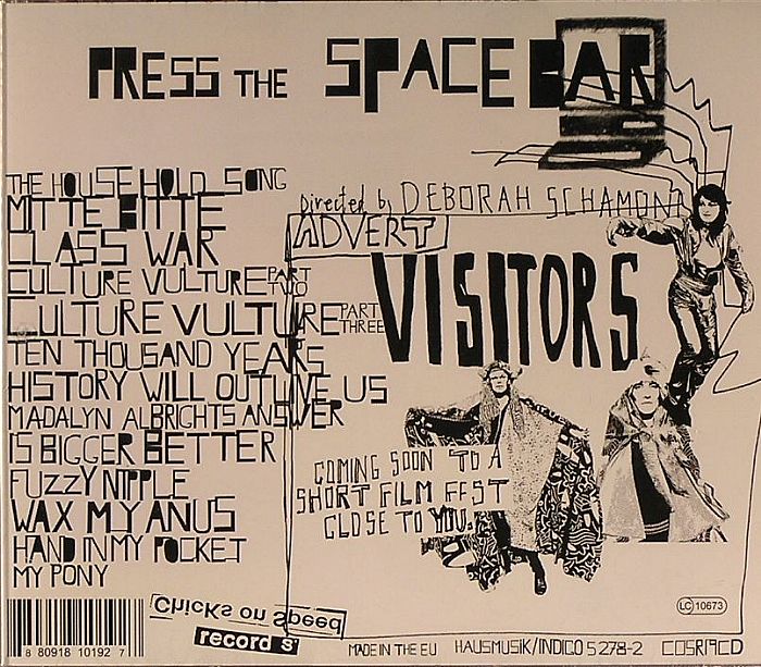 CHICKS ON SPEED/THE NO HEADS - Press The Space Bar