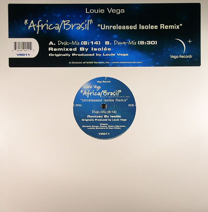 LOUIE VEGA - Africa/Brasil (unreleased Isolee remixes)