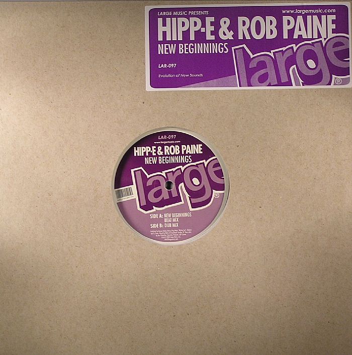 Hipp E | Rob Paine – New Beginnings vinyl cover