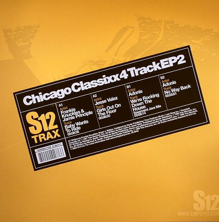 KNUCKLES. Frankie/JAMIE PRINCIPLE/JESSE VALEZ/ADONIS - Chicago Classixx 4 Track EP 2