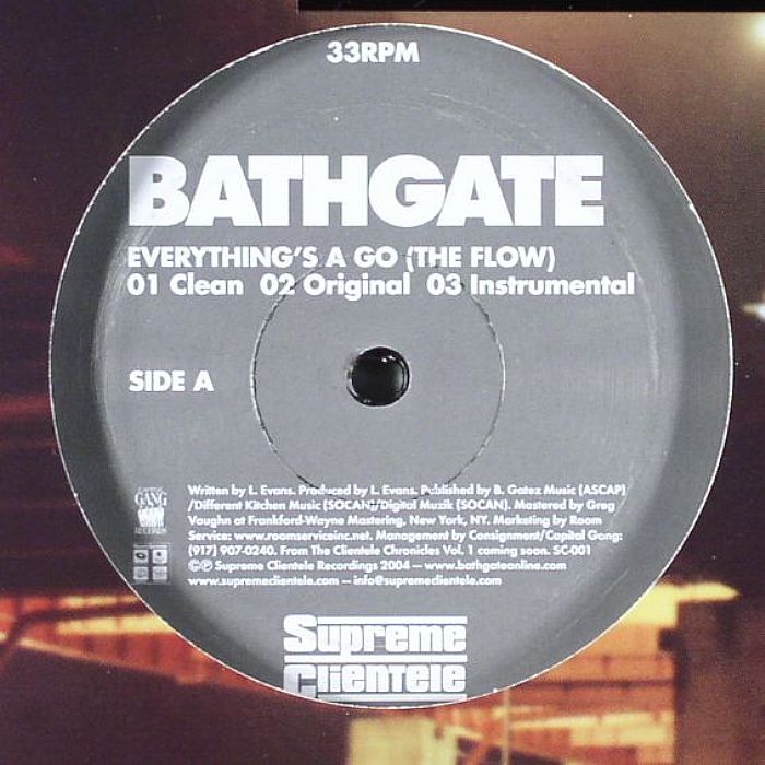 BATHGATE - Everything's A Go (The Flow)