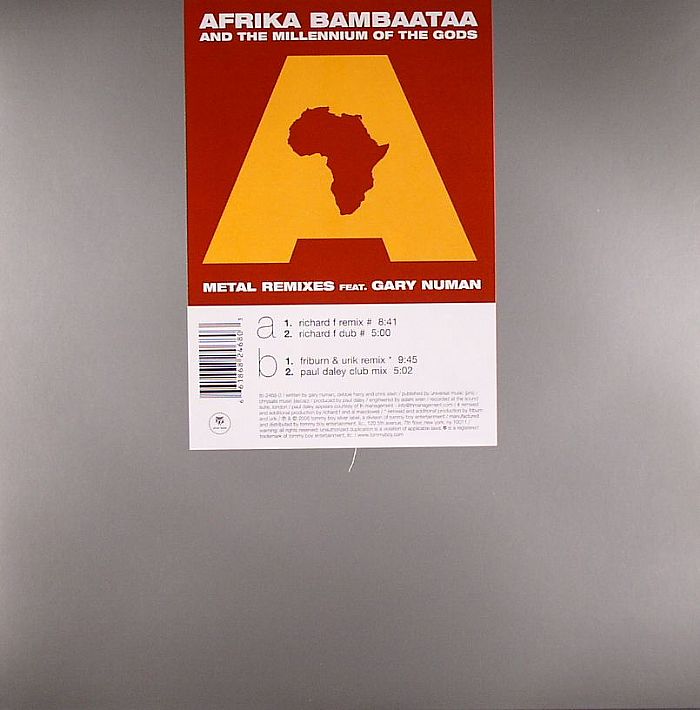 BAMBAATAA, Afrika & THE MILLENNIUM OF THE GODS feat GARY NUMAN - Metal (remixes)