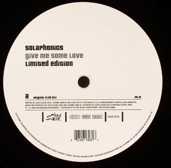 SOLAPHONICS - Give Me Some Love