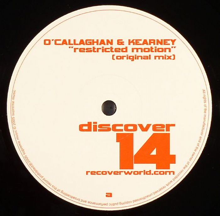 O'CALLAGHAN vs KEARNEY - Restricted Motion (John Askew remix)