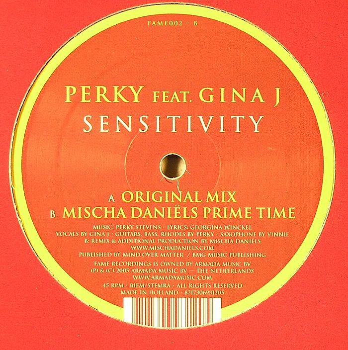 PERKY feat GINA J - Sensitivity