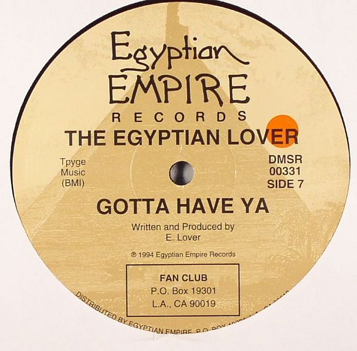The EGYPTIAN LOVER - Bounce That Booty
