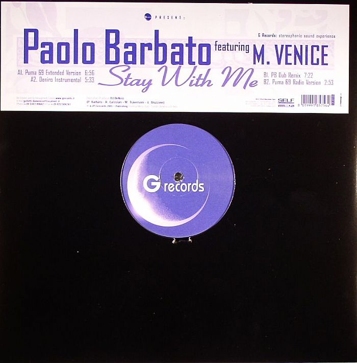 BARBATO, Paolo feat M VENICE - Stay With Me