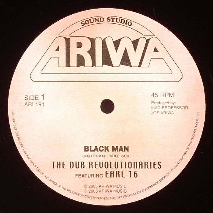DUB REVOLUTIONARIES, The feat EARL 16 - Black Man