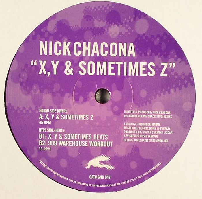 CHACONA, Nick - X Y And Sometimes Z