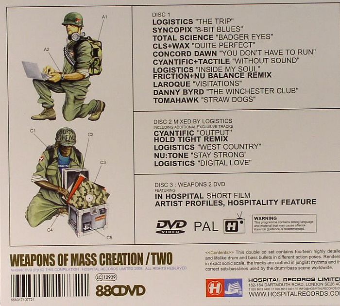 VARIOUS - Weapons Of Mass Creation Volume 2: Drum & Bass Infantry Assault Set