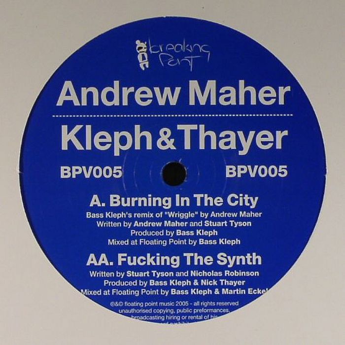 MAHER, Andrew/KLEPH & THAYER - Burning in The City