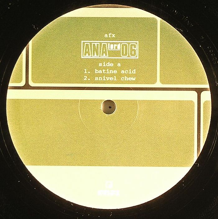 AFX aka APHEX TWIN - Analord 06