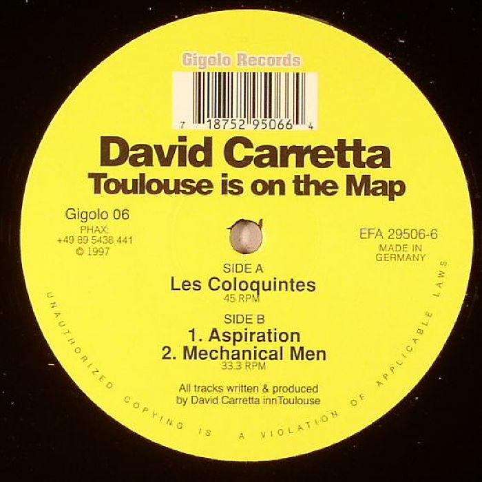 CARRETTA, David - Toulouse Is On The Map