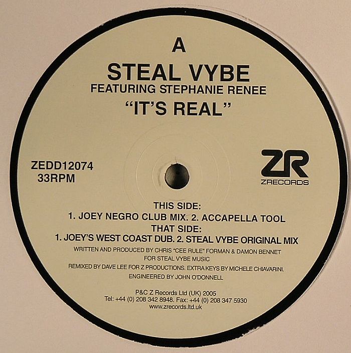 STEAL VYBE feat STEPHANIE RENEE - It's Real