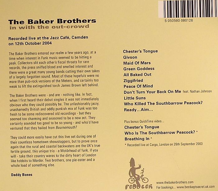 BAKER BROTHERS, The - In With The Out-Crowd