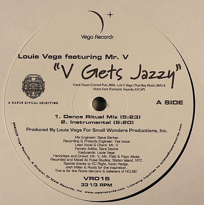 LOUIE VEGA feat MR V - V Gets Jazzy