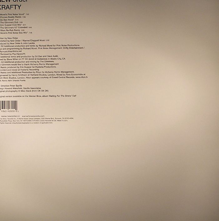 NEW ORDER - Krafty (remixes)