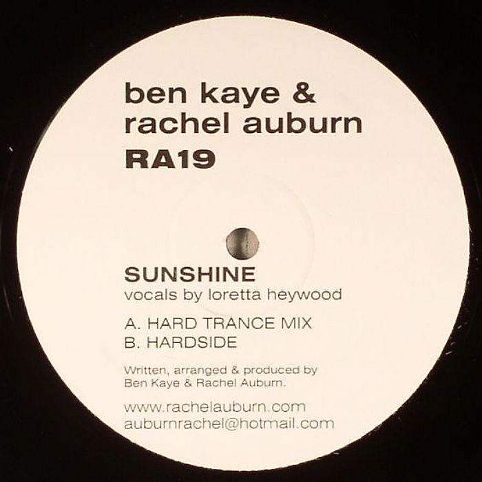 KAYE, Ben & RACHEL AUBURN feat LORETTA HEYWOOD - Sunshine