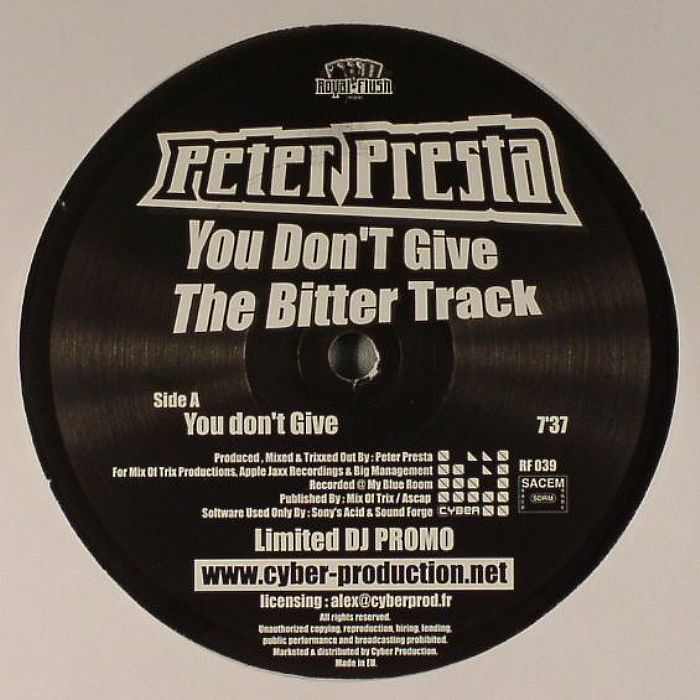 PRESTA, Peter - You Don't Give